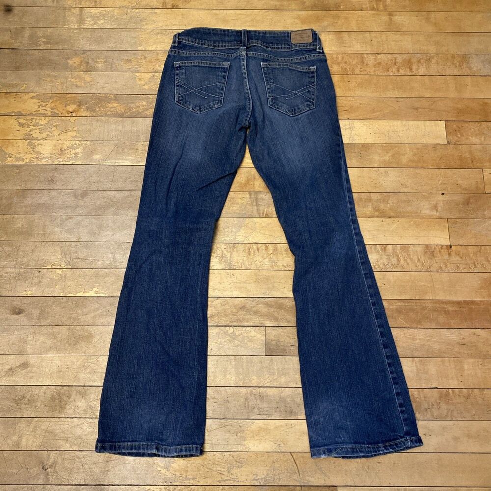 Aeropostale Hailey Jeans Women’s Size 0 Short Flare Curvy Stretch Medium Wash - Picture 8 of 11